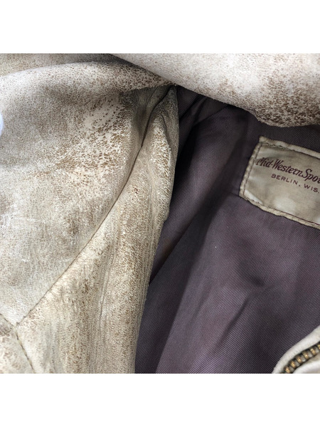 OLD・VINTAGE レザージャケット 50s Mid Western ディアスキンジャケット CONMAR