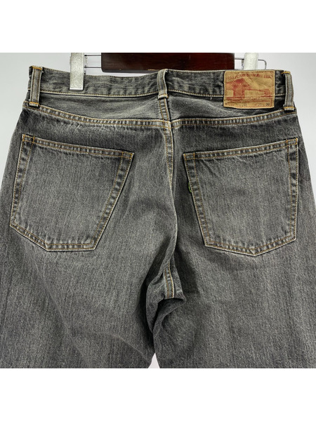 FOB FACTORY F160 デニムパンツ 黒 (W32L30)