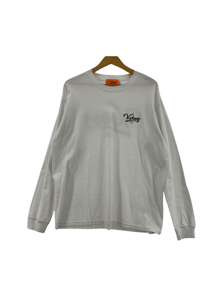 Keboz L/S TEE 白 (M)[値下]