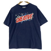 creative drug store S/Sカットソー 洗剤ロゴ XL NVY