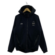 F.C.R.B. パーカー（ジップアップ） VENTILATION TRAINING HOODIE  黒