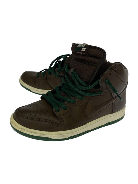 NIKE スニーカー nike sb dunk high 27.0cm 茶