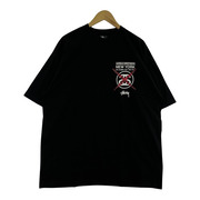 STUSSY×JUNGLE BROTHER　Tシャツ　ブラック　XL