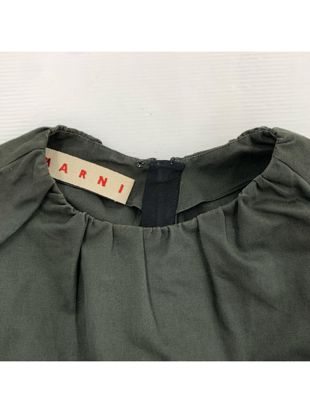 MARNI コットンリネンワンピース 38