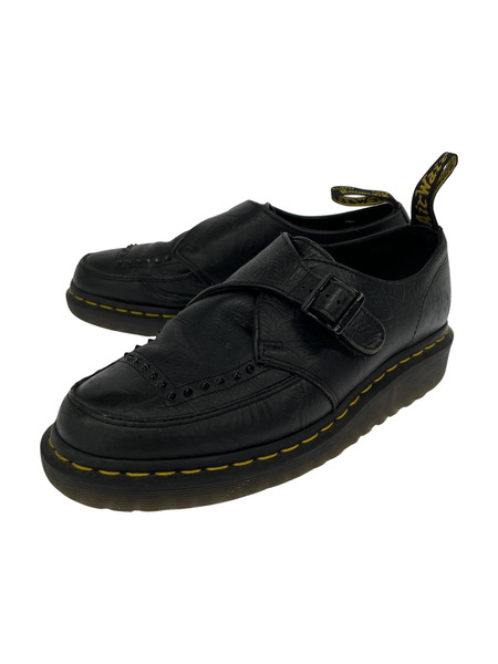 Dr.Martens RAMSEY シングルモンク スタッズ レザーシューズ (uk7)[値下]