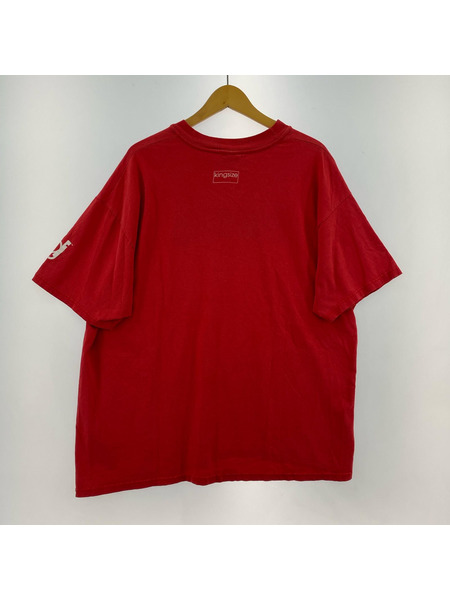KINGSIZE RECORDS vinyl DJ Tee XL 赤