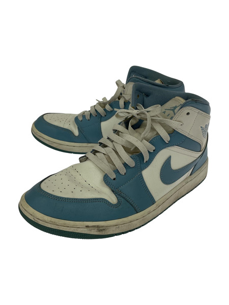 NIKE WMNS AIR JORDAN 1 MID 29㎝ 青 白