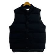 WOOLRICH ジャケット NYLON/COTTON ダウンベスト BLACK SIZE:L