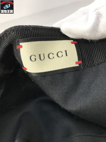 GUCCI  BASEBALL UOMO GG柄 黒