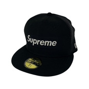 Supreme NEW ERA 24SS Box Logo Mesh Back キャップ 黒 59.6cm