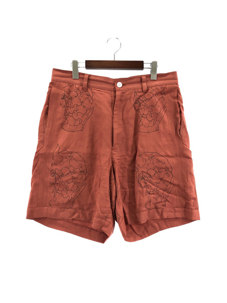 WACKO MARIA 56tattoo studio CUBA SHORTS アロハシャツ L