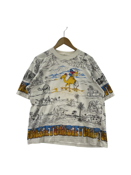 OLD・VINTAGE ラクダオールプリントTシャツ