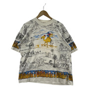 OLD・VINTAGE ラクダオールプリントTシャツ