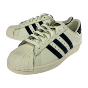adidas スニーカー SUPER STAR 80s DLX BLU 26cm