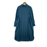 BALLSEY 長袖ワンピース タック ワンピース ブルー