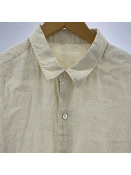 Porter Classic ROLL UP LINEN SHIRT FRENCH LINEN ロールアップシャツ