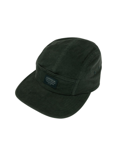 Supreme CORDUROY POCKET CAMP CAP GRN