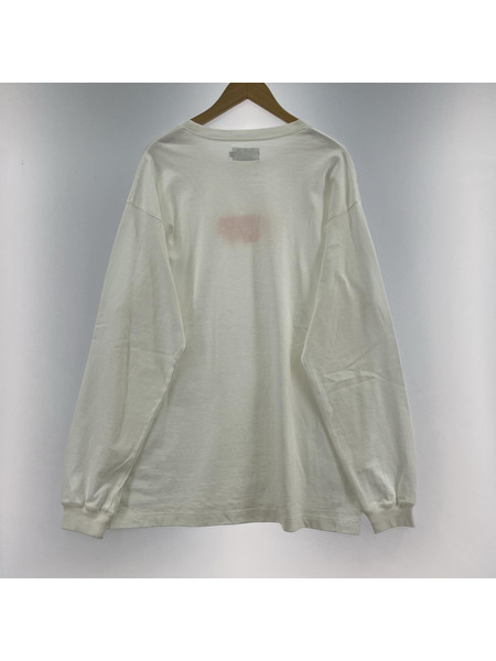 BUDSPOOL ロゴ L/S TEE (XXL) 白[値下]