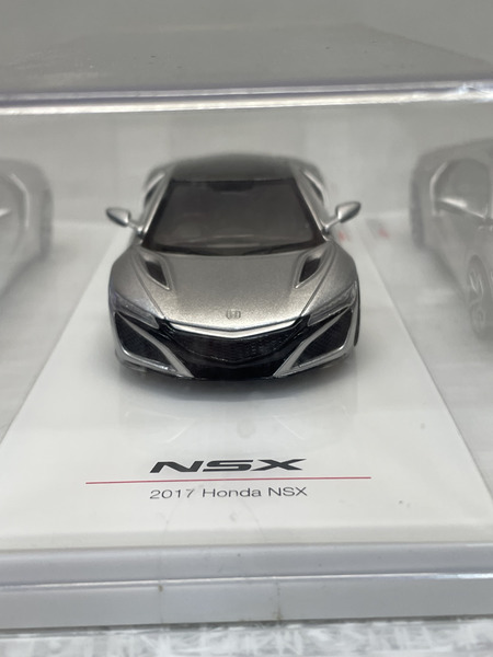 1/43スケールカー 1/43 ホンダ NSX 2017 ソースシルバーメタリック[TSMモデル]