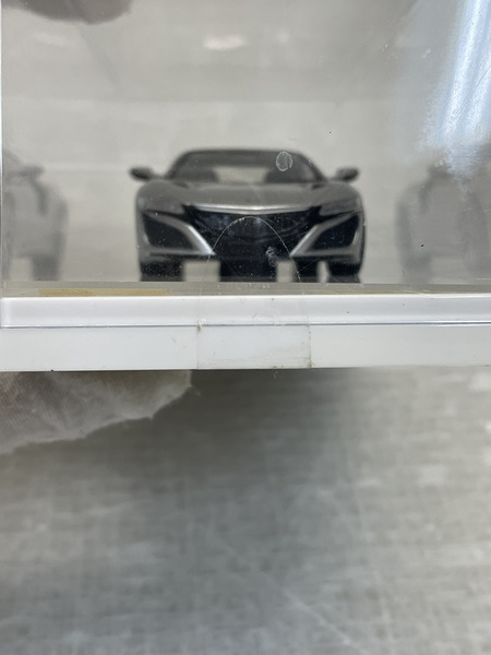 1/43スケールカー 1/43 ホンダ NSX 2017 ソースシルバーメタリック[TSMモデル]