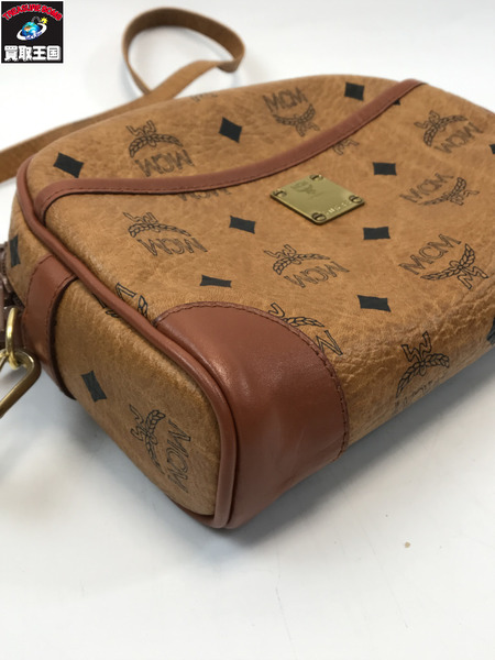 MCM エムシーエム  ヴィセトス柄 ミニ ショルダーバッグ ブラウン