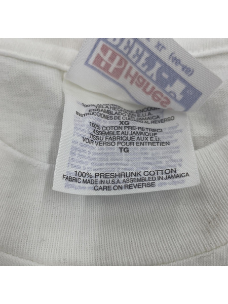 Hanesボディ USA製 ミッキー 両面プリントTシャツ (XL) ホワイト