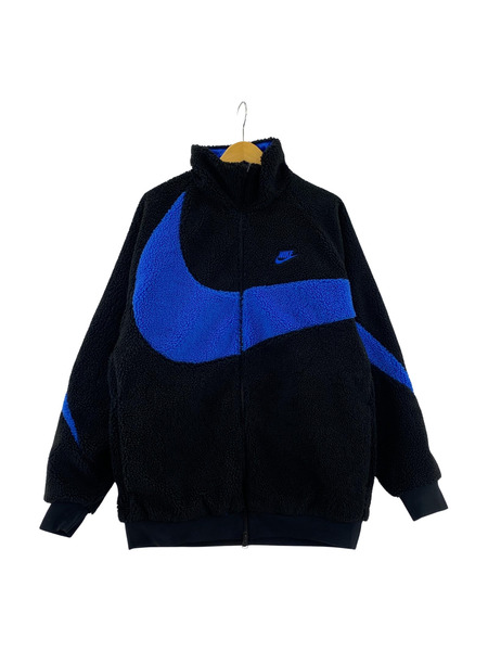 NIKE SWSH FULL ZIP JKT ブルー/ブラック (L)