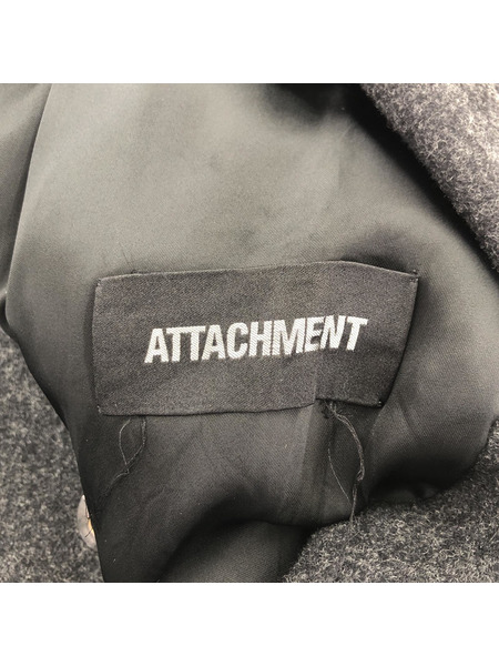 ATTACHMENT チェスターコート/グレー