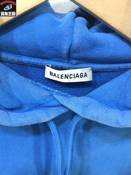 Balenciaga/コットンパーカー/BL/青/バレンシアガ/S