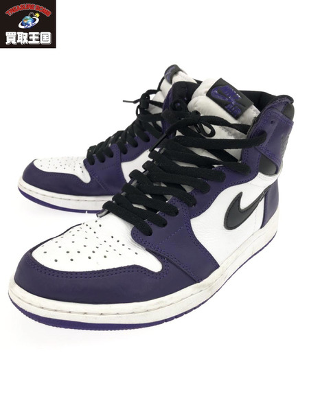 NIKE AIR JORDAN1 RETRO HIGH OG COURT PURPLE 27.5cm[値下]