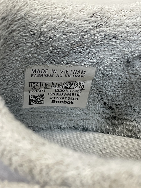 MAISON MARGIELA×REEBOK トロンプルイユ 転写 CLUB C スニーカー 27cm ホワイト