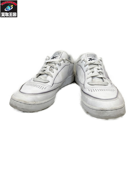 MAISON MARGIELA×REEBOK トロンプルイユ 転写 CLUB C スニーカー 27cm ホワイト
