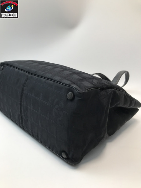  CHANEL シャネル ニュートラベル トートMM ブラック トートバック