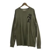 WIND AND SEA SLIDE L/S T-SHIRT カーキ