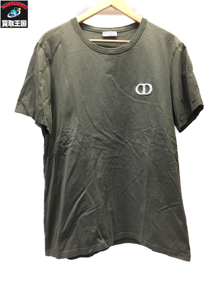 DIOR 22SS CD ICON S/S TEE アイコン刺繍Tee XL カーキ 013J600A0677