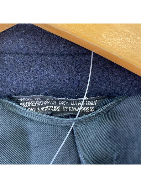 ジャケット MAITLAND OF ENGLAND ウール ロングコ-ト 紺