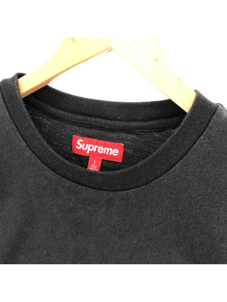 Supreme ポケットTシャツ L 黒