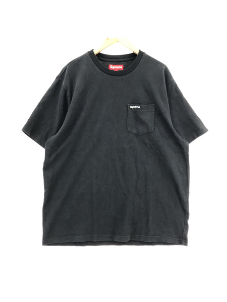 Supreme ポケットTシャツ L 黒