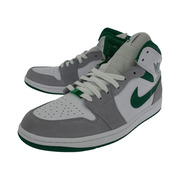 NIKE Air Jordan 1 Mid Green Grey White (28.0)