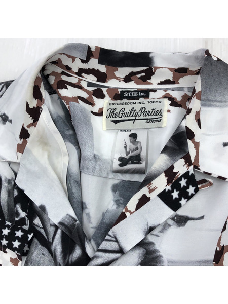 WACKO MARIA×LARRY CLARK TULSA SS HAWAIIAN SHIRT LEOPRAD L