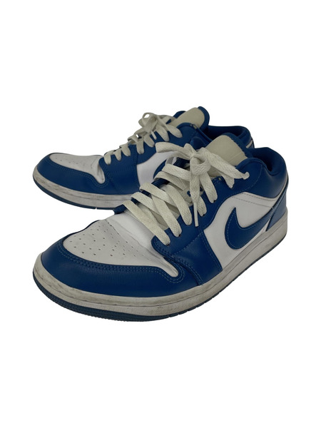 NIKE/AIR JORDAN 1 LOW MARINA BLUE/27cm