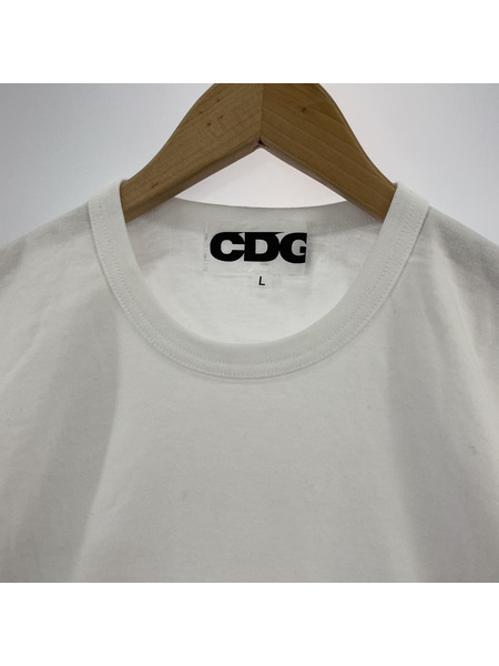 CDG アームロゴLSTee L ホワイト