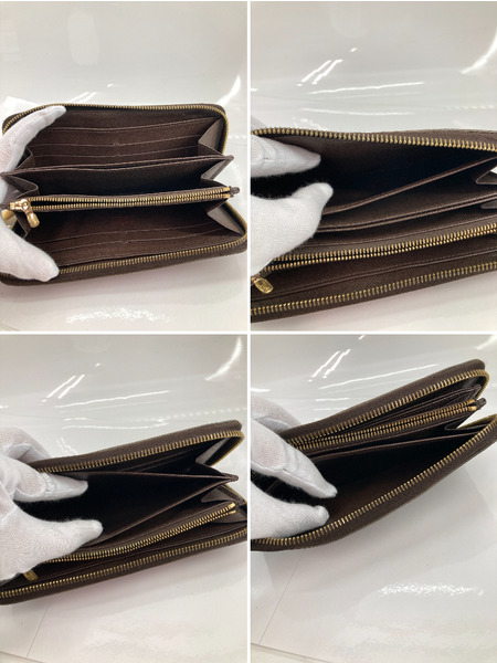 長財布 LOUIS VUITTON/旧ジッピー・ウォレット ダミエ エベヌ 