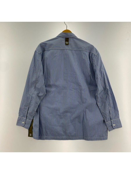 COMME des GARCONS 長袖シャツ HOMME 25SS サイドスリット LSシャツ S