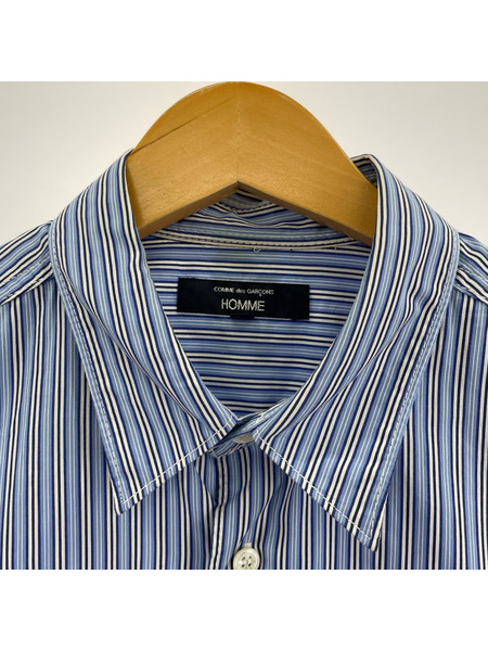 COMME des GARCONS 長袖シャツ HOMME 25SS サイドスリット LSシャツ S