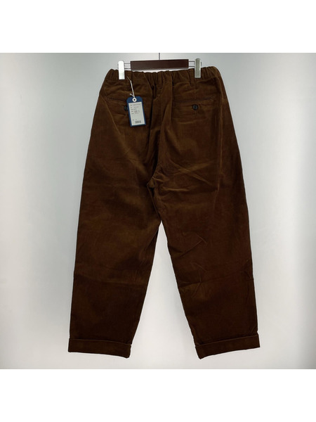 TapWater Corduroy Tuck Trousers(34)ブラウン