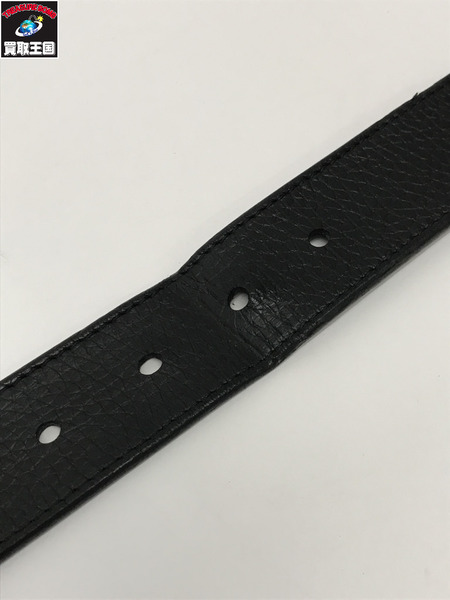 LV レザーベルト 黒 (85/34)[値下]