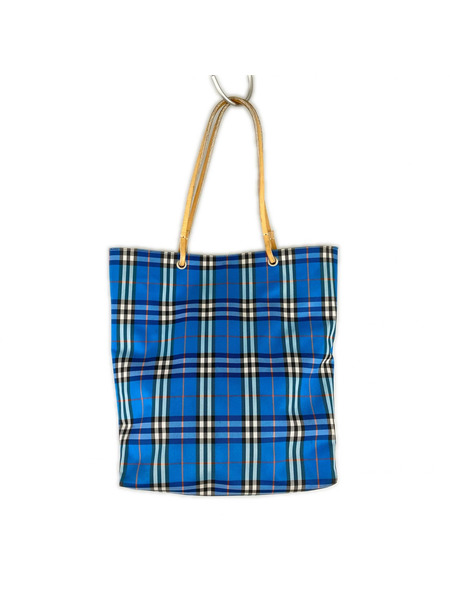 BURBERRY トートバッグ ノバチェック レザーハンドル
