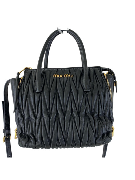 ショルダーバッグ マテラッセ 黒 2WAY