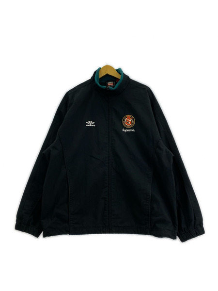 Supreme ジャケット ×Umbro Cotton Ripstop Track Jacket 黒 L